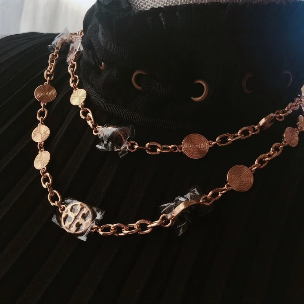 LAST ONE Tory burch Black Gold 2way Necklace - Picture 4 of 8